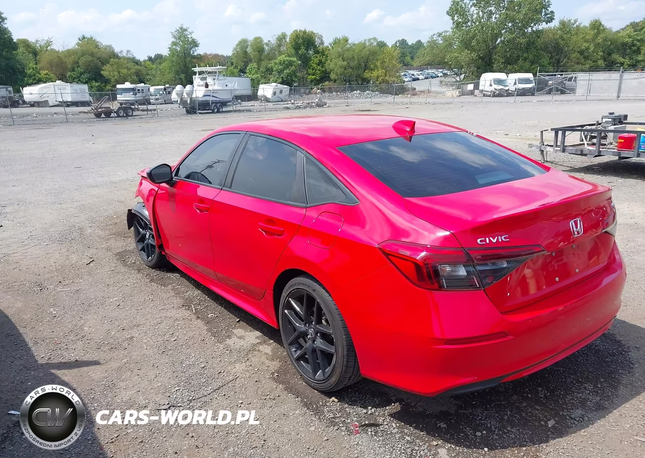 2022 Honda Civic Sport VIN:2HGFE2F53NH561971 - 3