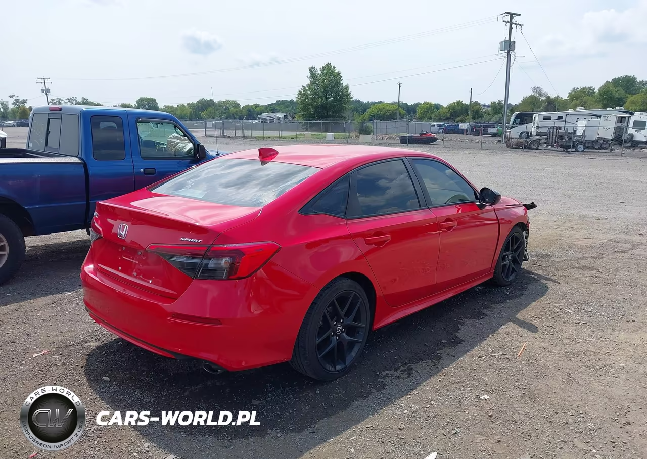 2022 Honda Civic Sport VIN:2HGFE2F53NH561971 - 4