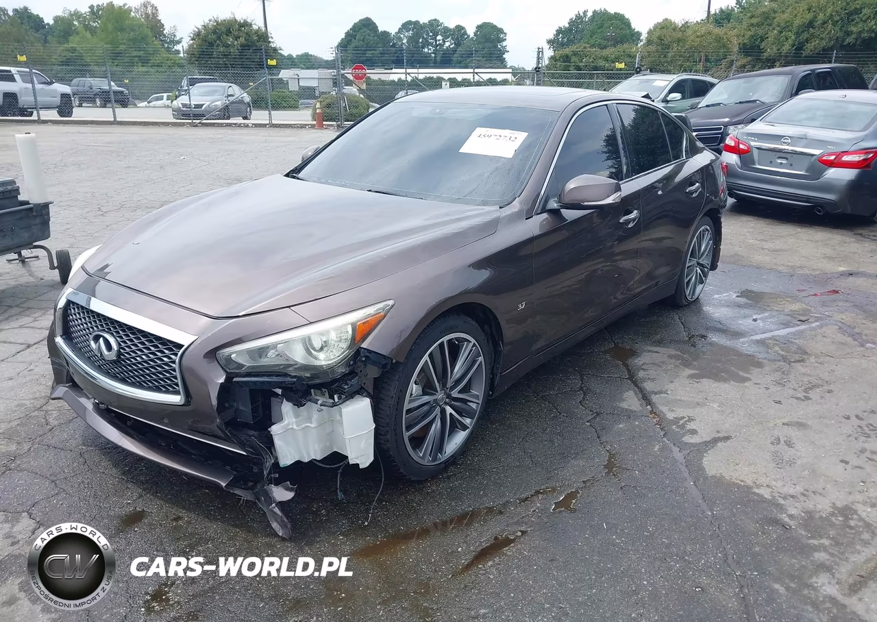 2014 Infiniti Q50 Sport VIN:JN1BV7AP7EM670727 - 2