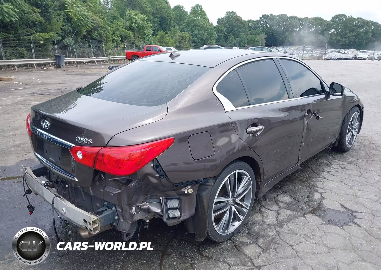 2014 Infiniti Q50 Sport VIN:JN1BV7AP7EM670727 - 4