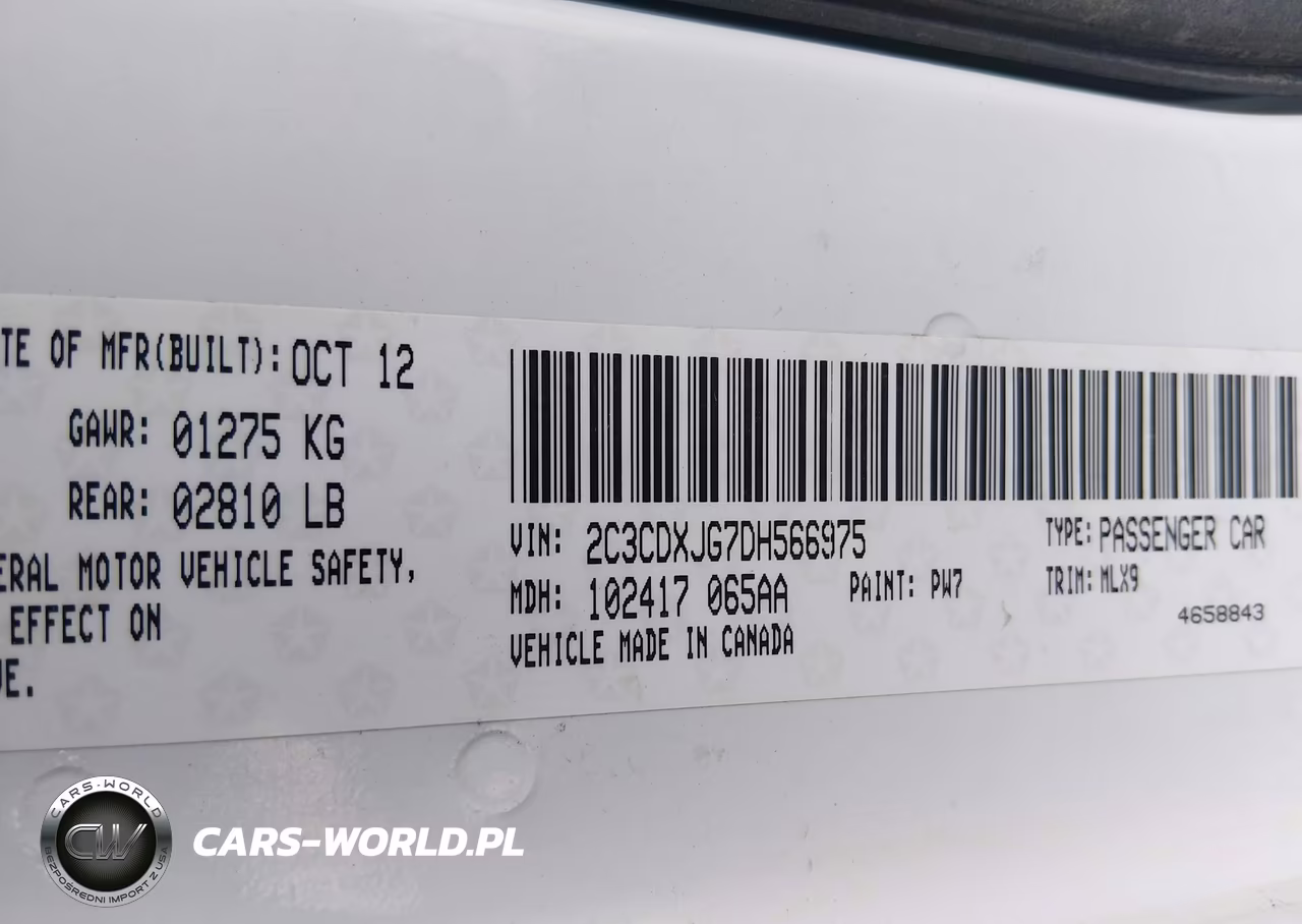 2013 Dodge Charger Sxt Plus VIN:2C3CDXJG7DH566975 - 9