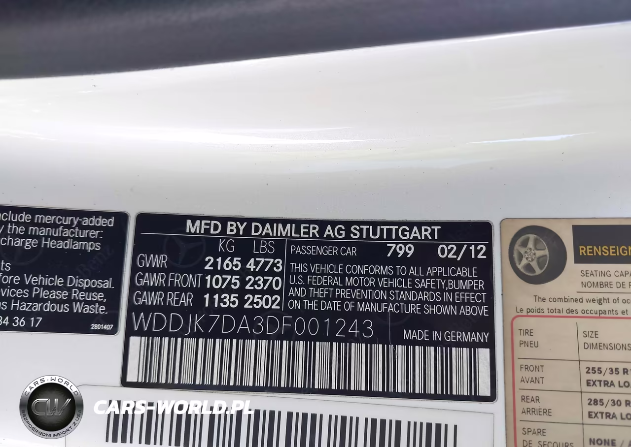 2013 Mercedes-Benz Sl 550 VIN:WDDJK7DA3DF001243 - 9