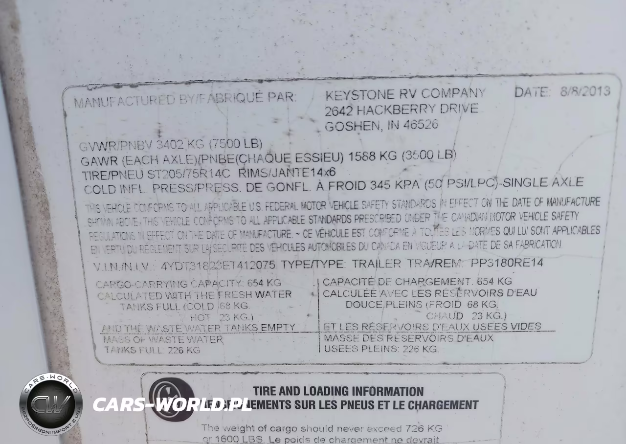 2014 Keystone 3180Re Passport VIN:4YDT31823ET412075 - 9