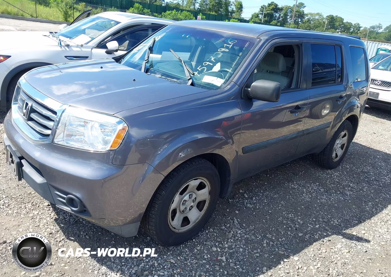 2015 Honda Pilot Lx VIN:5FNYF4H24FB071047 - 2