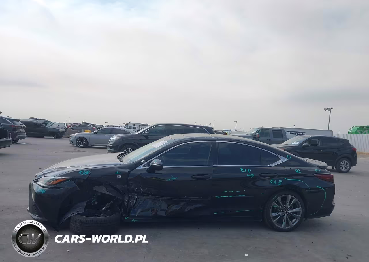 2019 Lexus Es 350 F Sport VIN:58ABZ1B17KU001317 - 14