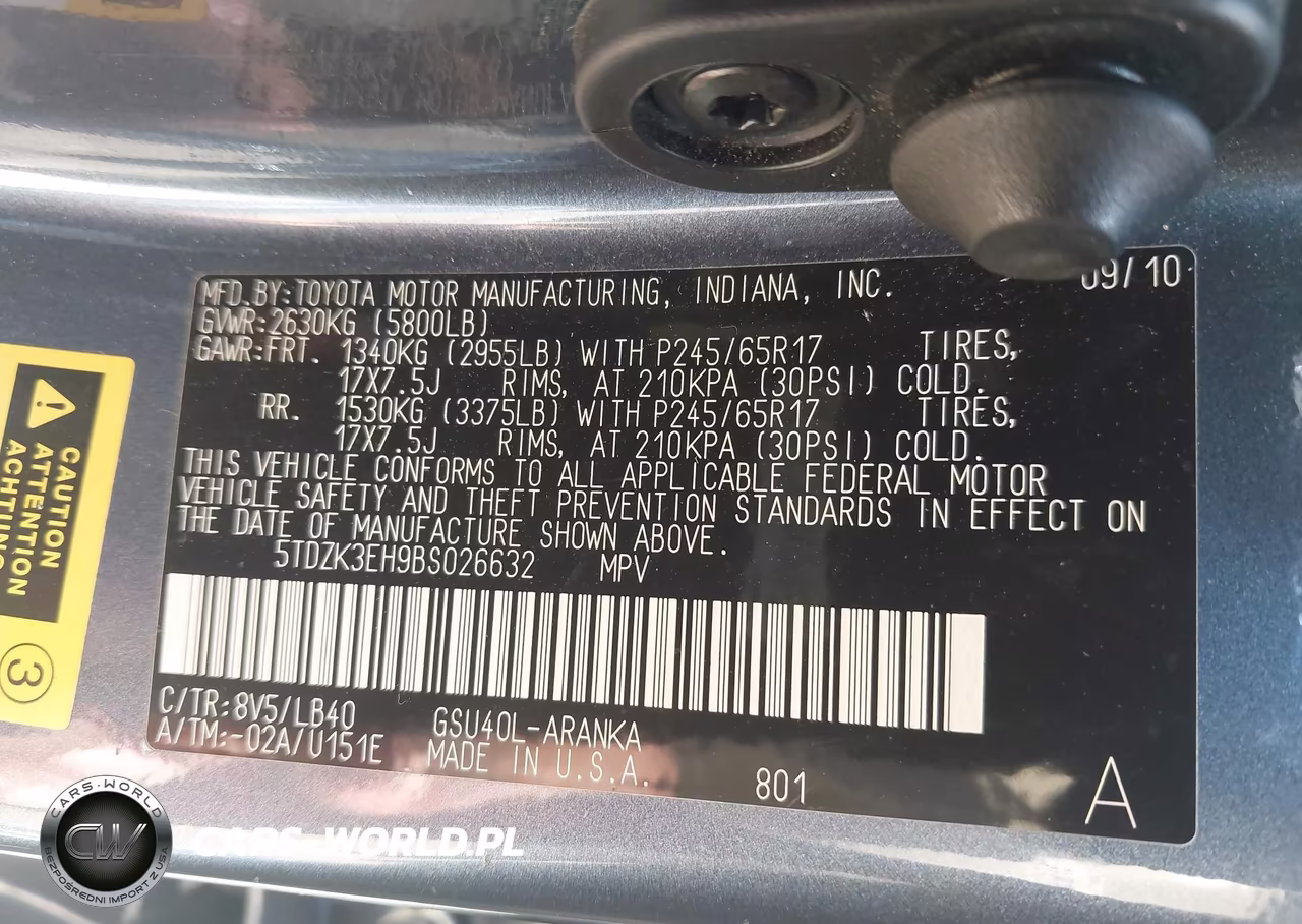 2011 Toyota Highlander Se V6 VIN:5TDZK3EH9BS026632 - 18