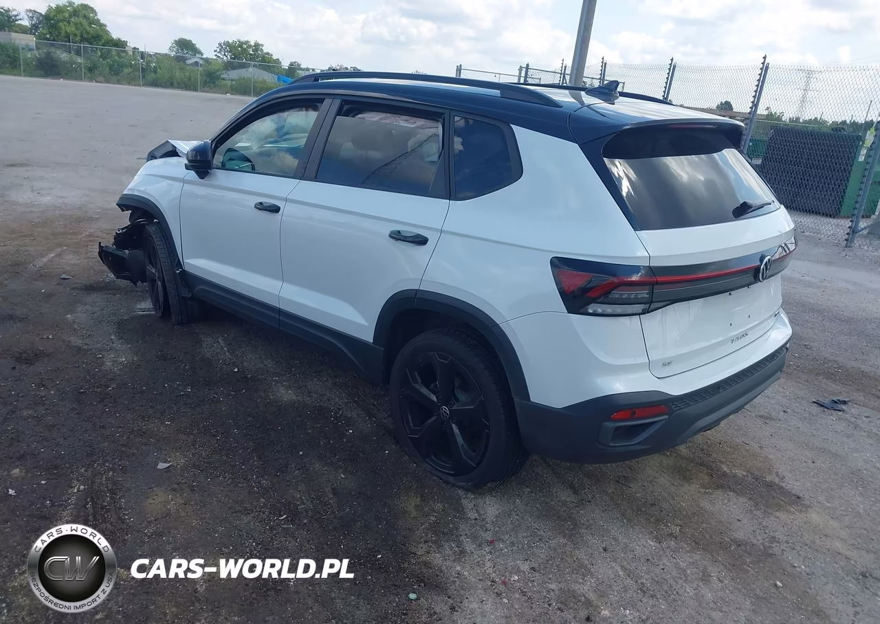2025 Volkswagen Taos 1.5T Se Black VIN:3VV2C7B23SM012412 - 3