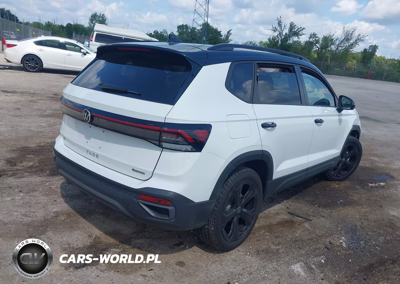 2025 Volkswagen Taos 1.5T Se Black VIN:3VV2C7B23SM012412 - 4