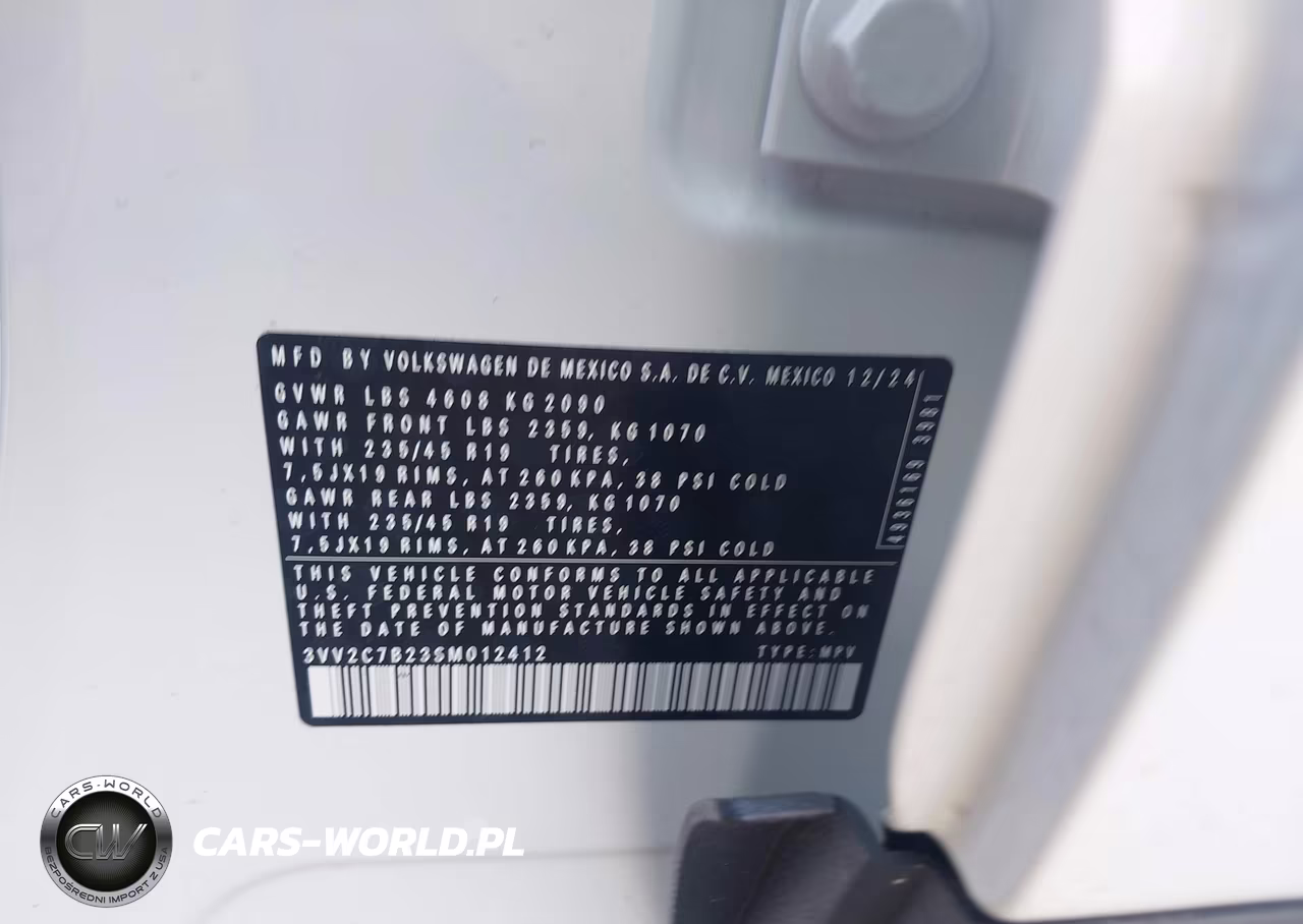 2025 Volkswagen Taos 1.5T Se Black VIN:3VV2C7B23SM012412 - 9
