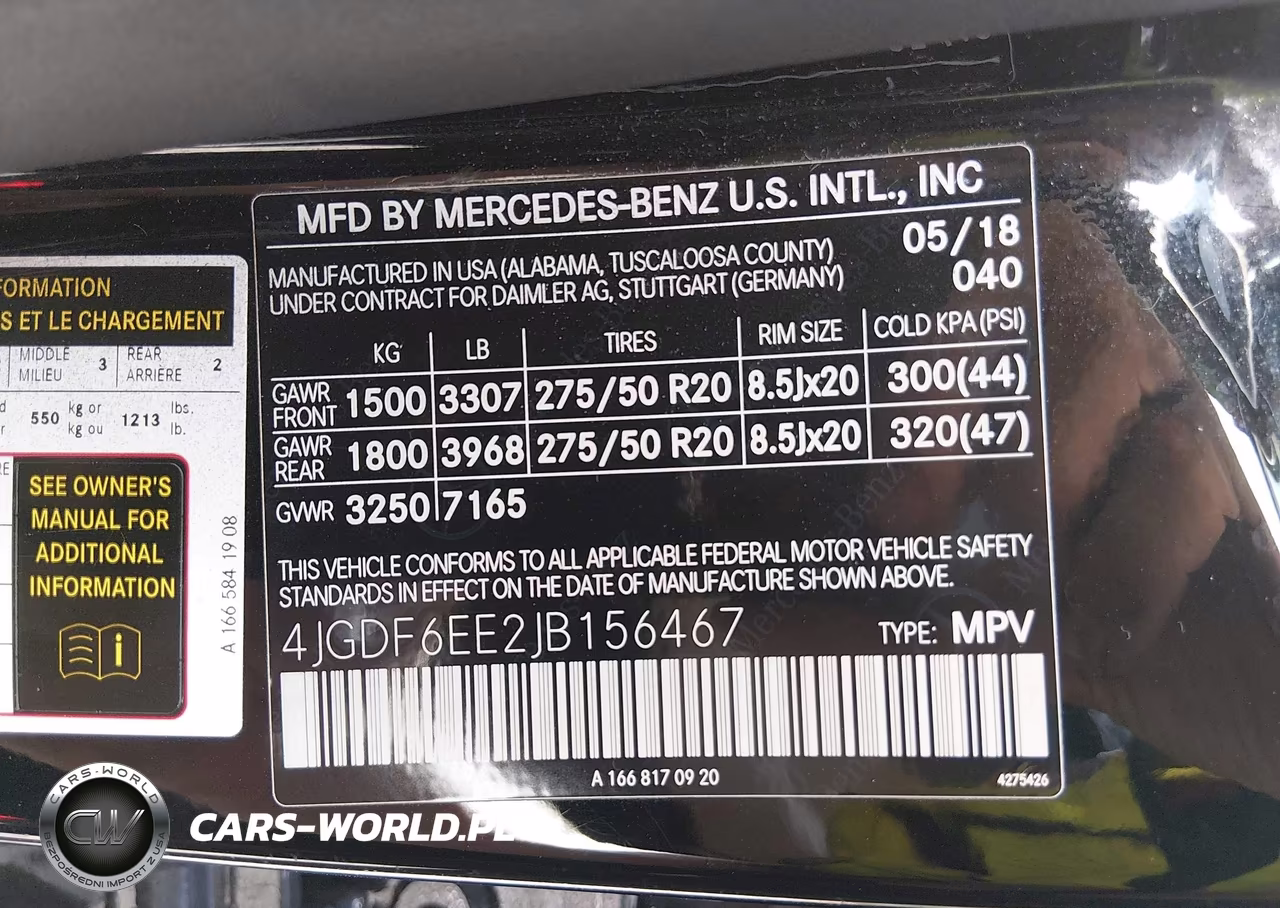 2018 Mercedes-Benz Gls 450 4Matic VIN:4JGDF6EE2JB156467 - 9
