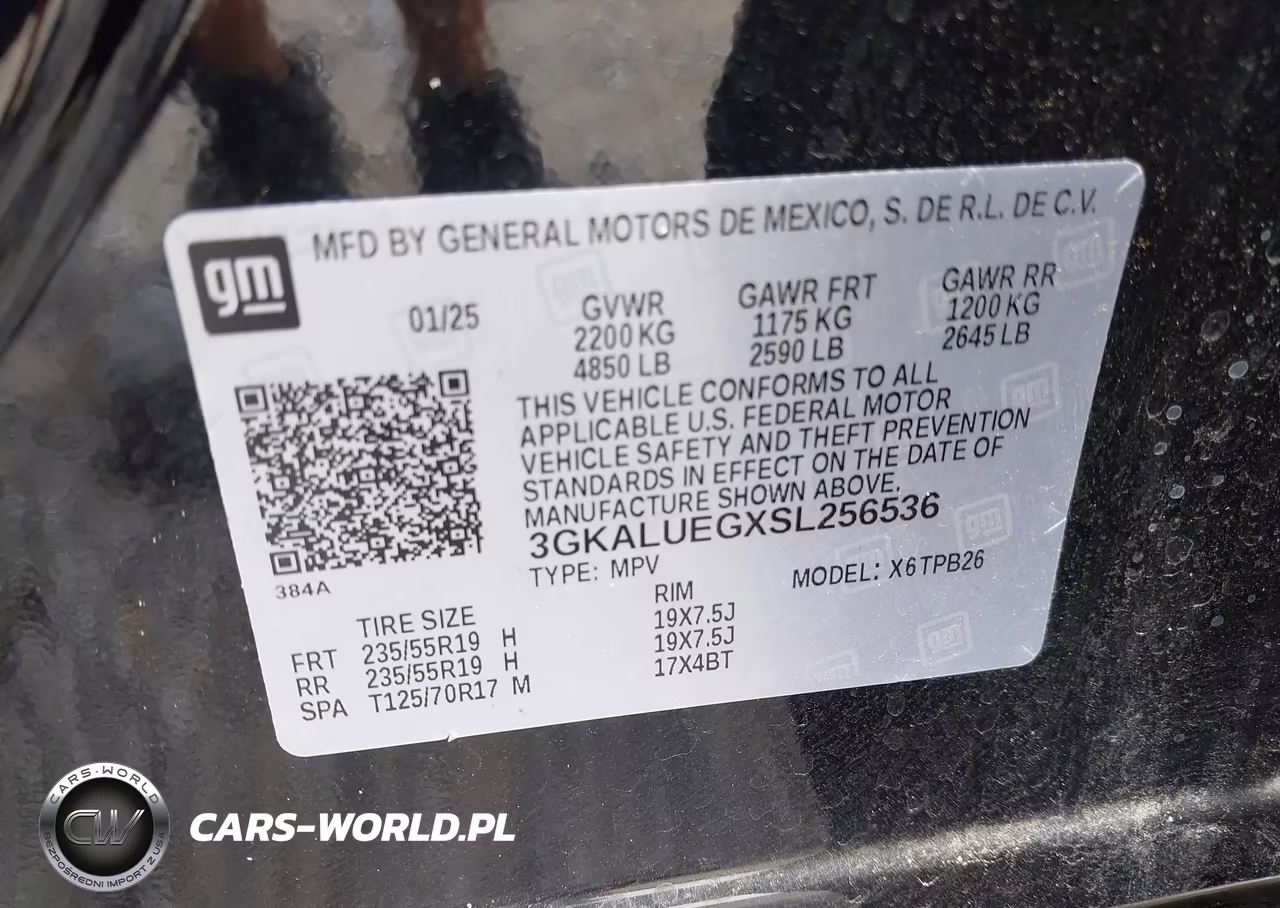 2025 GMC Terrain Awd Elevation VIN:3GKALUEGXSL256536 - 9