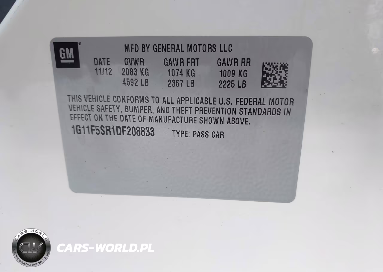 2013 Chevrolet Malibu Eco Premium Audio VIN:1G11F5SR1DF208833 - 9