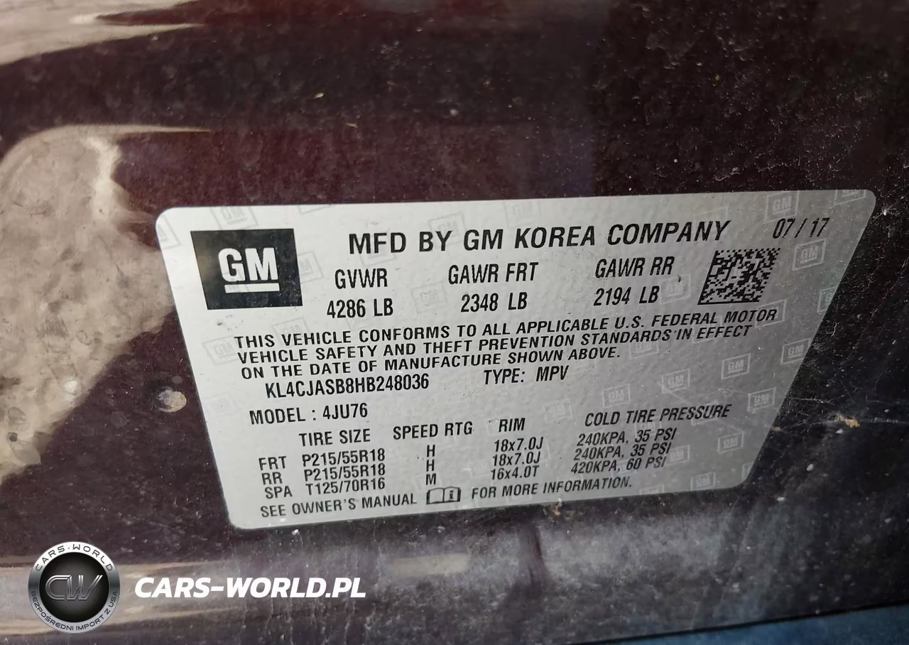 2017 Buick Encore Preferred VIN:KL4CJASB8HB248036 - 9
