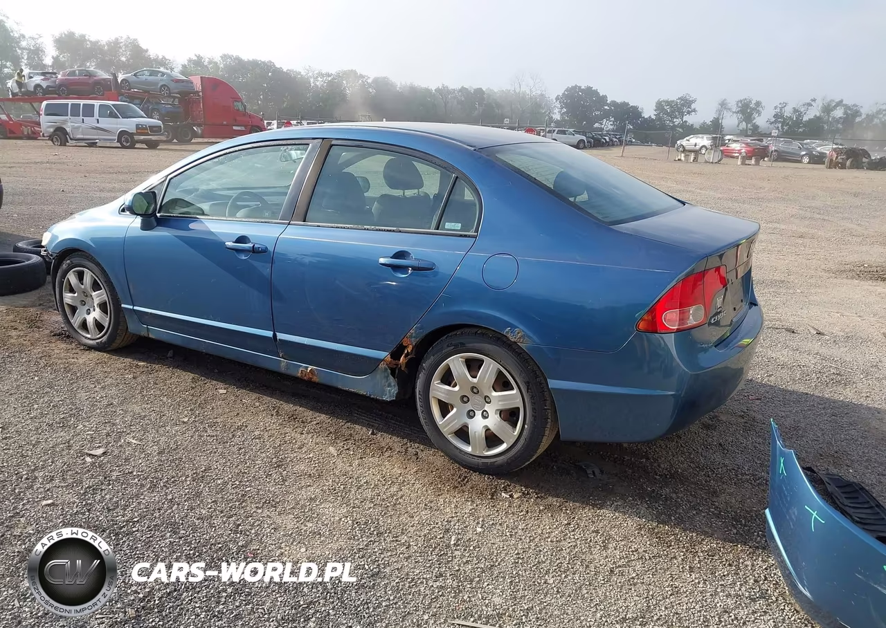 2007 Honda Civic Lx VIN:1HGFA165X7L142401 - 3