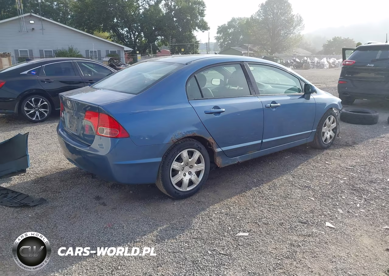 2007 Honda Civic Lx VIN:1HGFA165X7L142401 - 4