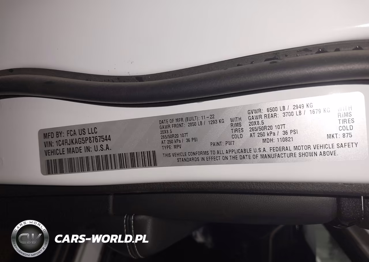 2023 Jeep Grand Cherokee L Altitude 4X4 VIN:1C4RJKAG5P8767544 - 9