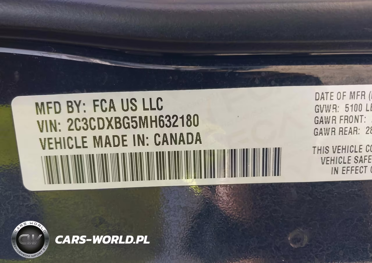 2021 Dodge Charger Sxt Rwd VIN:2C3CDXBG5MH632180 - 9