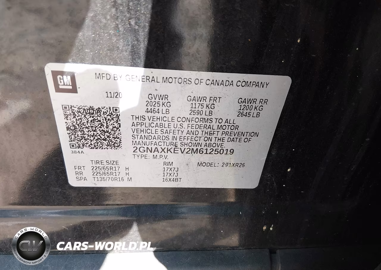 2021 Chevrolet Equinox Fwd Lt VIN:2GNAXKEV2M6125019 - 9