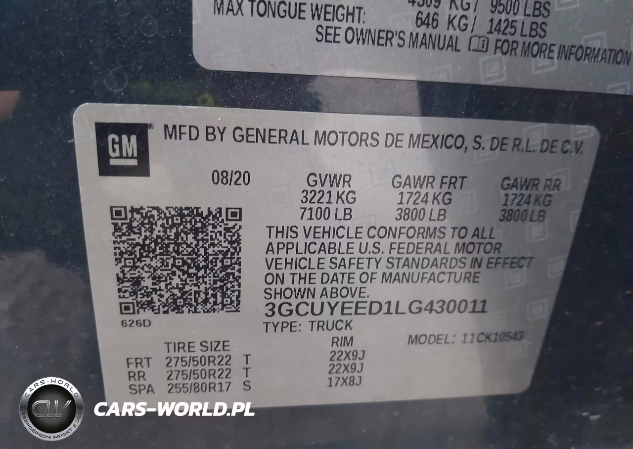 2020 Chevrolet Silverado 1500 4Wd Short Bed Rst VIN:3GCUYEED1LG430011 - 9