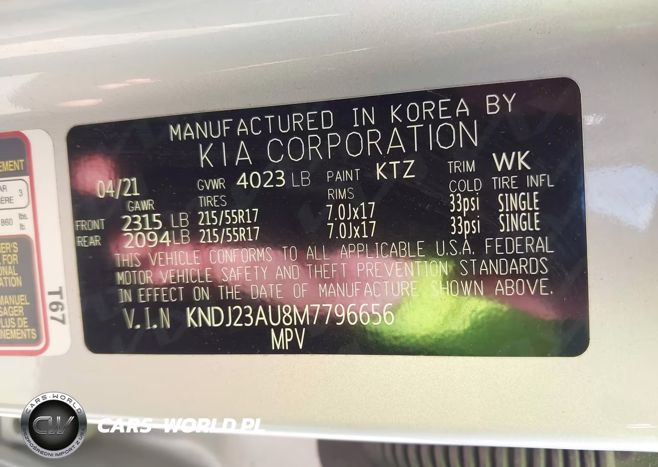 2021 Kia Soul S VIN:KNDJ23AU8M7796656 - 9
