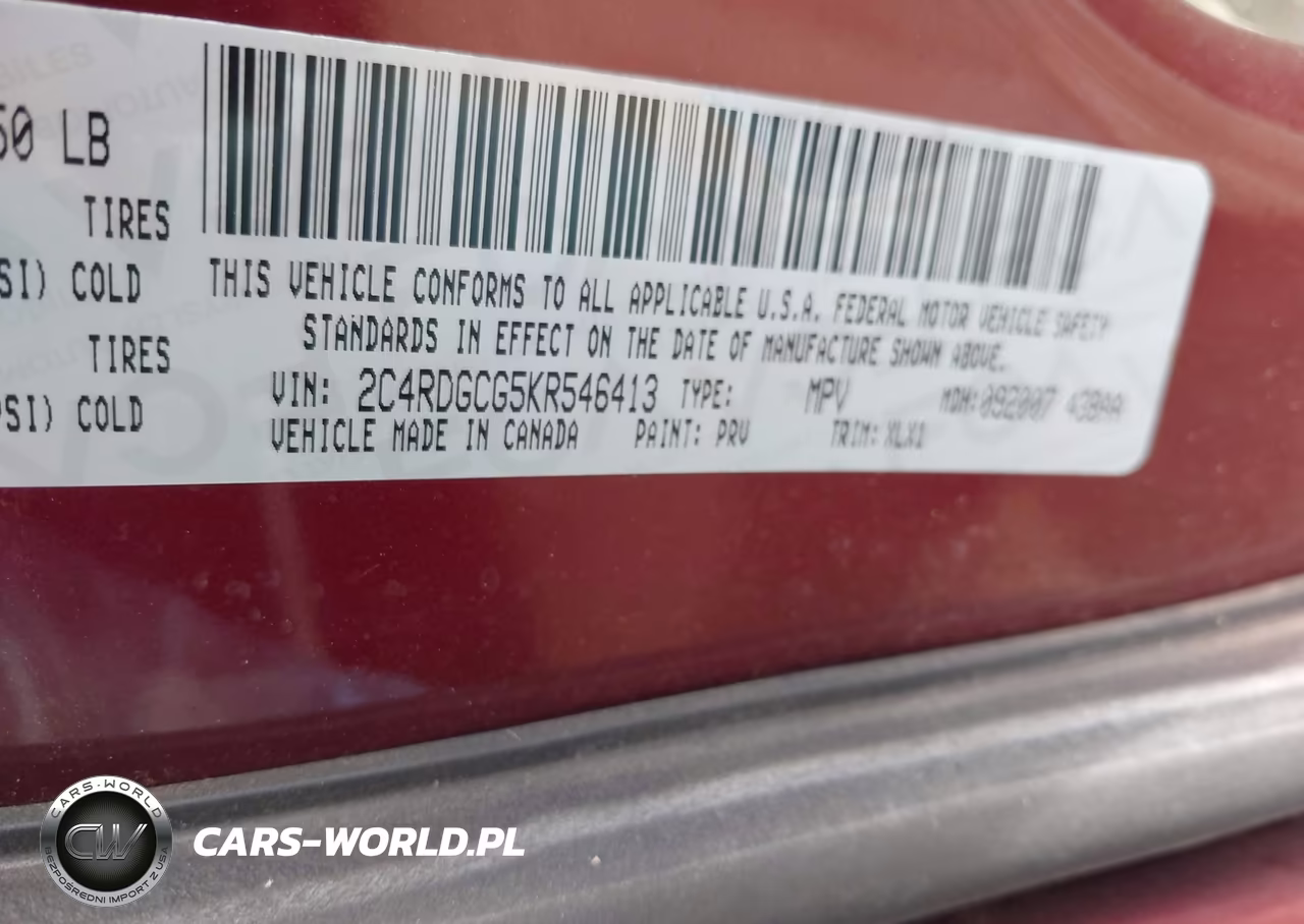2019 Dodge Grand Caravan Sxt VIN:2C4RDGCG5KR546413 - 9