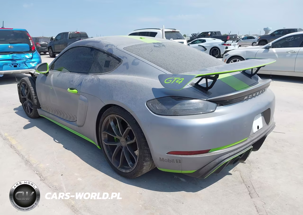 2021 Porsche 718 Cayman Gt4 VIN:WP0AC2A89MK289336 - 3