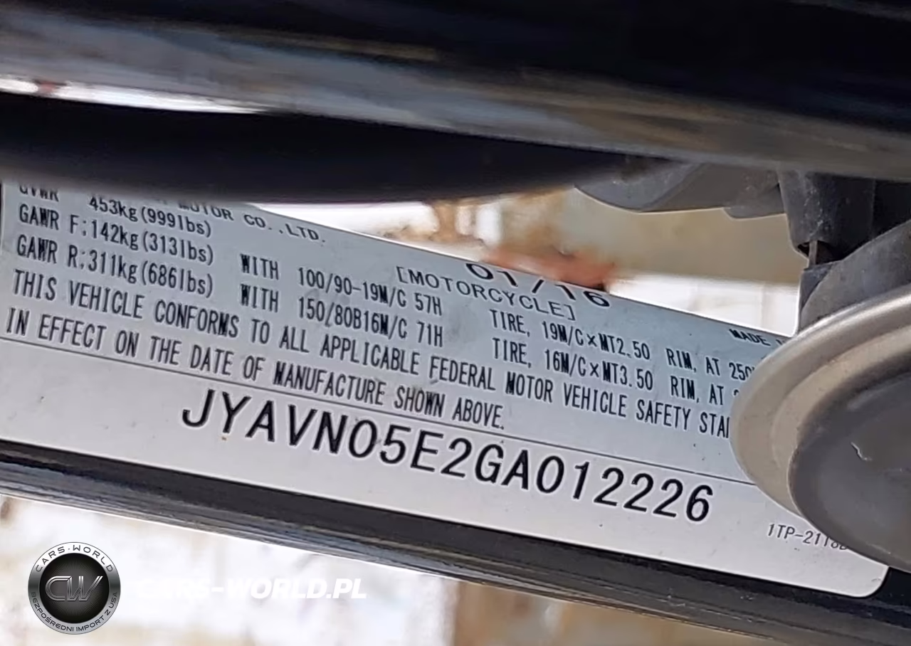 2016 Yamaha Xvs950 Cu-Cuc VIN:JYAVN05E2GA012226 - 10