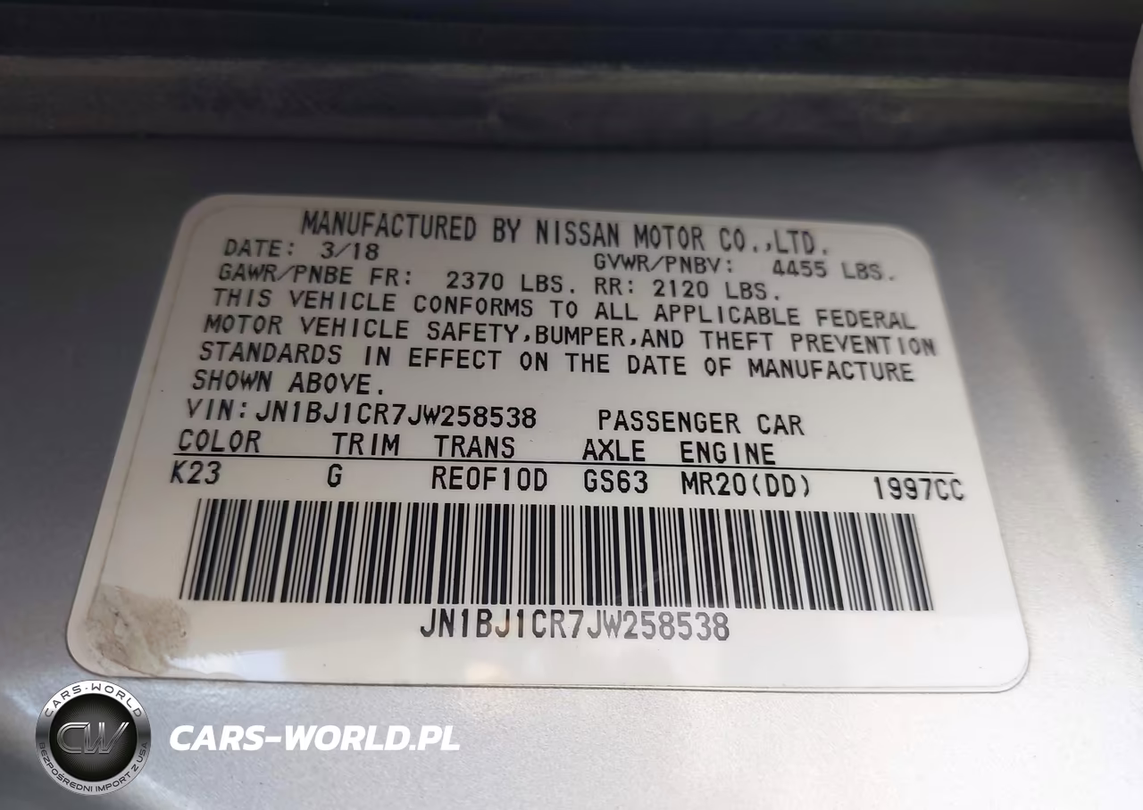 2018 Nissan Rogue Sport S VIN:JN1BJ1CR7JW258538 - 9