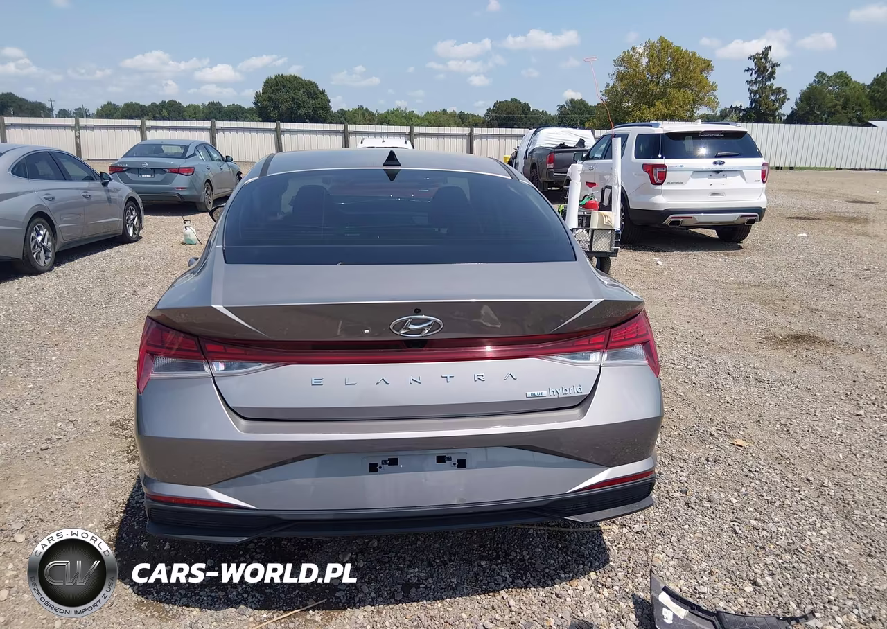 2023 Hyundai Elantra Hybrid Blue VIN:KMHLM4AJ5PU088980 - 17