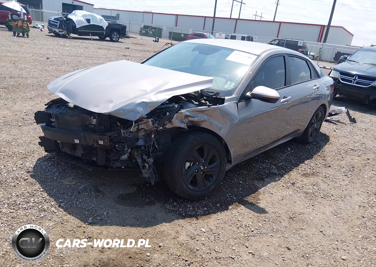 2023 Hyundai Elantra Hybrid Blue VIN:KMHLM4AJ5PU088980 - 2
