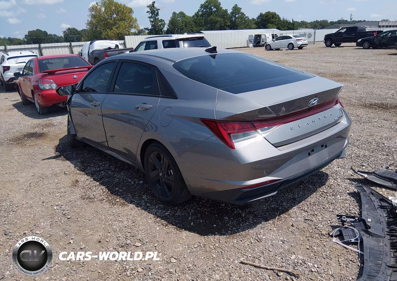 2023 Hyundai Elantra Hybrid Blue VIN:KMHLM4AJ5PU088980 - 3