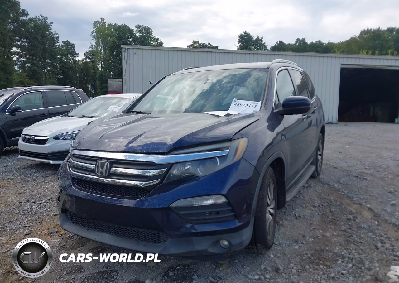 2016 Honda Pilot Ex-L VIN:5FNYF5H67GB011483 - 2