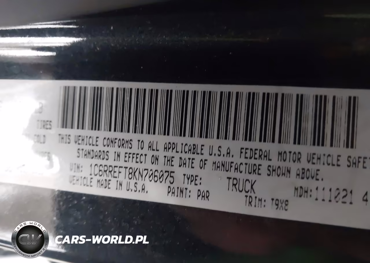 2019 Ram 1500 Big Horn-Lone Star 4X2 5'7 Box VIN:1C6RREFT8KN706075 - 9
