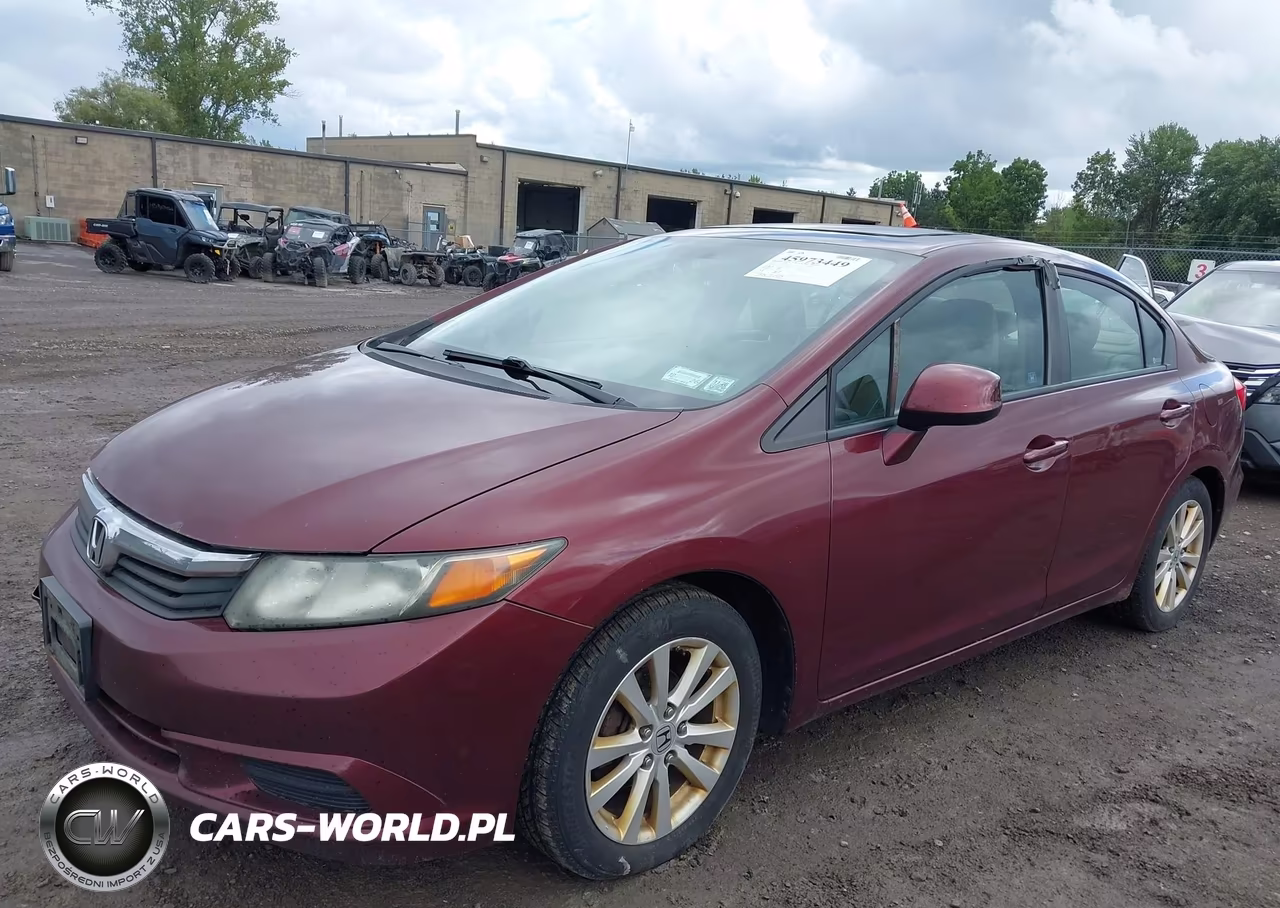 2012 Honda Civic Ex-L VIN:2HGFB2F97CH507808 - 2