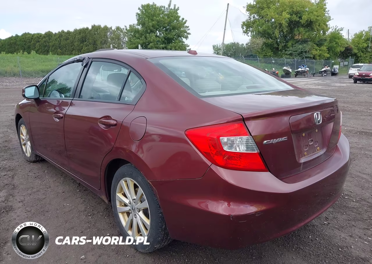 2012 Honda Civic Ex-L VIN:2HGFB2F97CH507808 - 3
