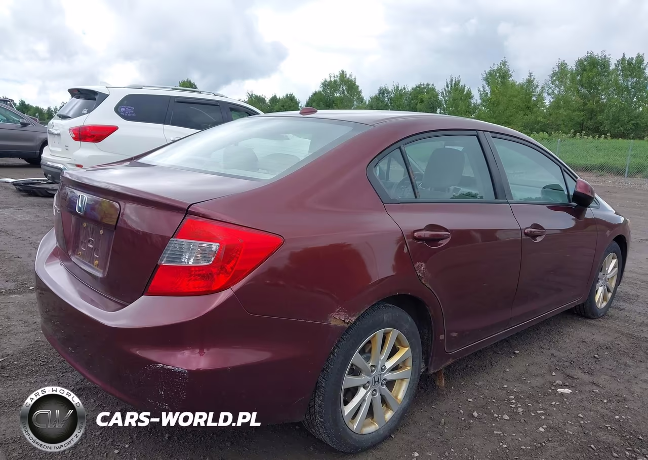 2012 Honda Civic Ex-L VIN:2HGFB2F97CH507808 - 4