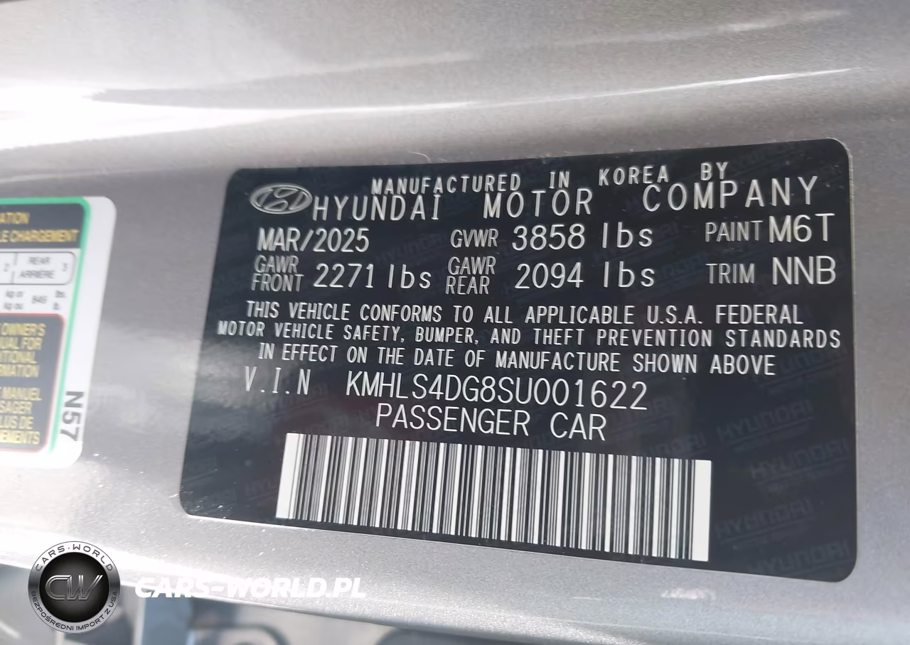 2025 Hyundai Elantra Sel Convenience VIN:KMHLS4DG8SU001622 - 9
