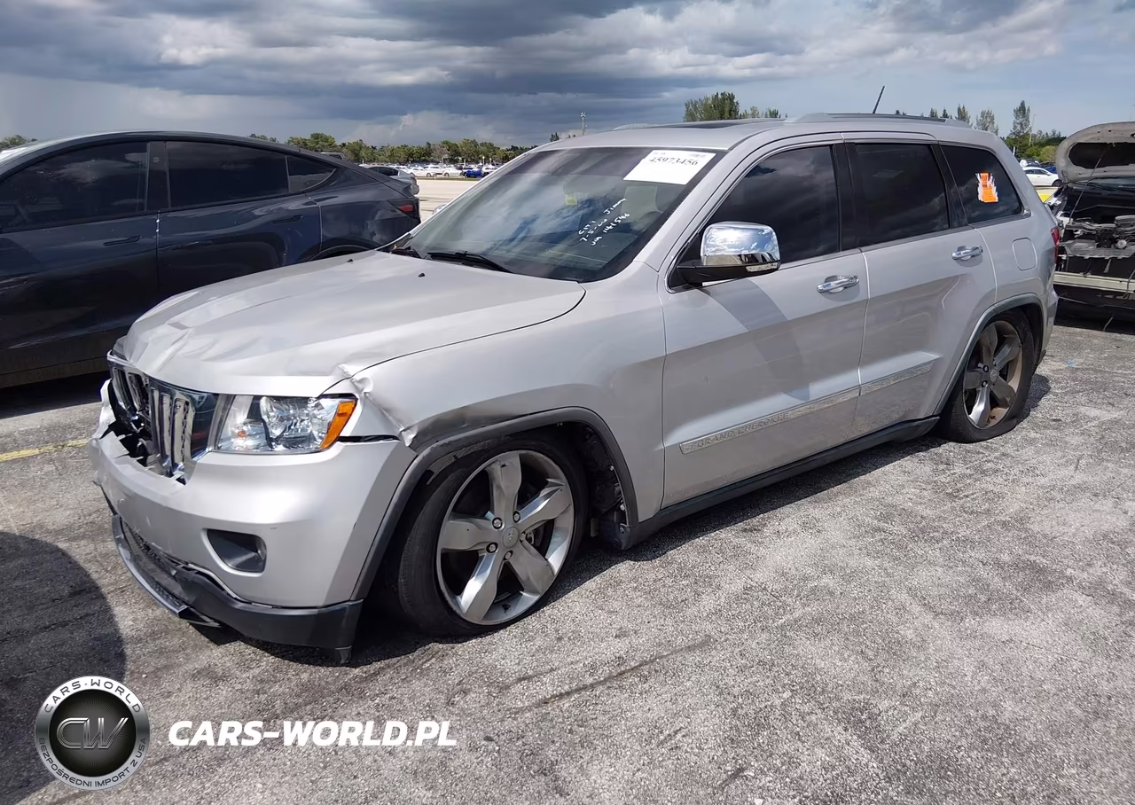 2012 Jeep Grand Cherokee Overland VIN:1C4RJFCT5CC141646 - 2