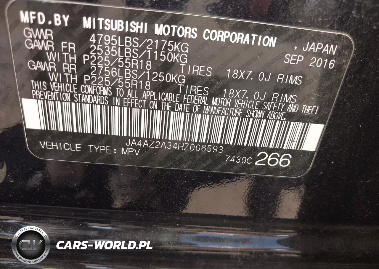 2017 Mitsubishi Outlander Es VIN:JA4AZ2A34HZ006593 - 9