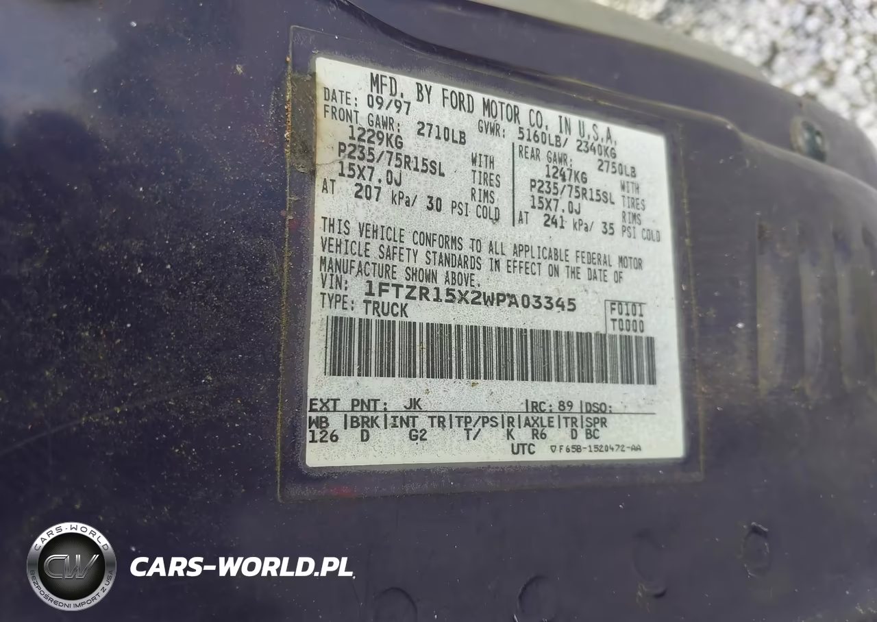 1998 Ford Ranger Splash-Xl-Xlt VIN:1FTZR15X2WPA03345 - 9