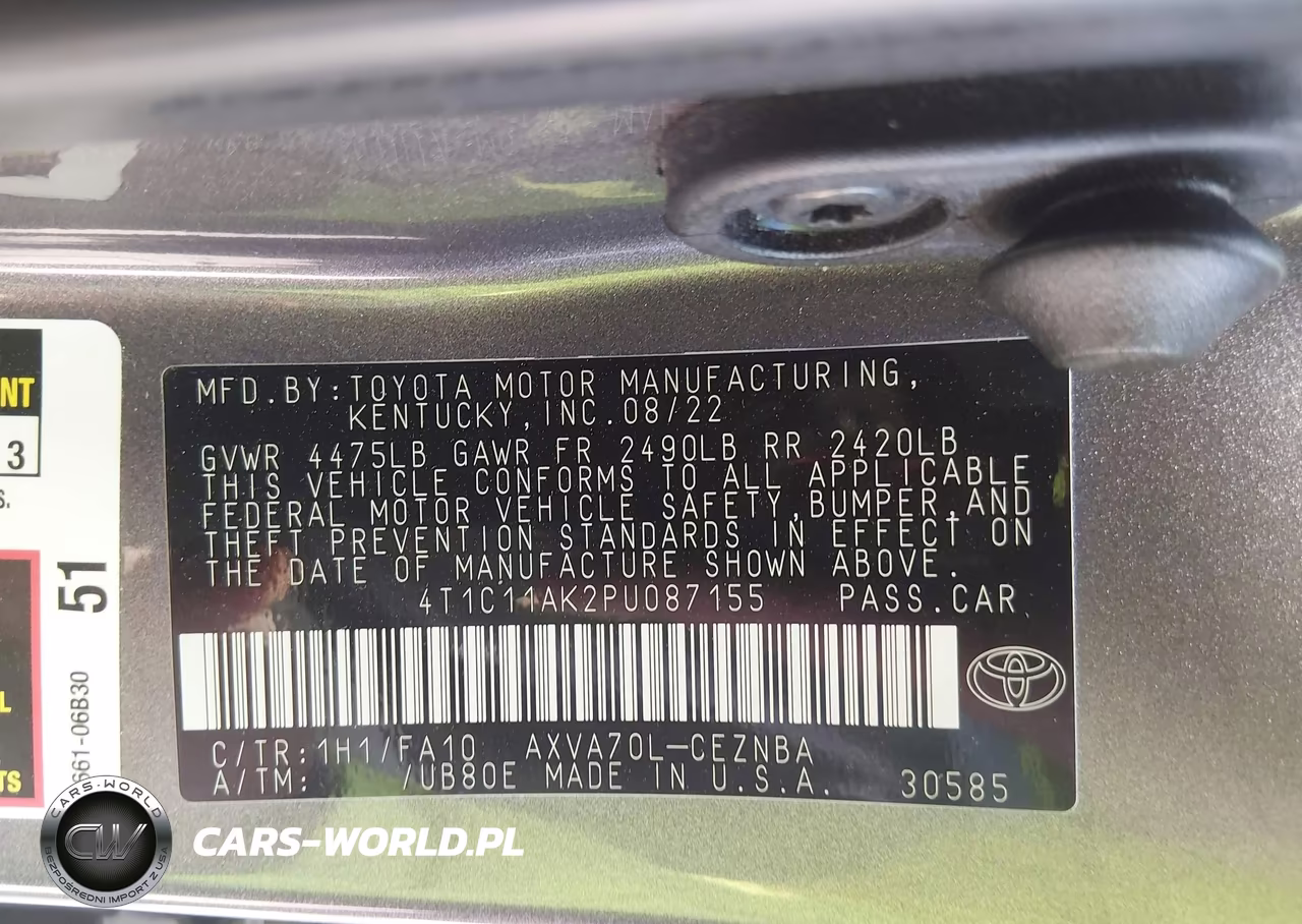 2023 Toyota Camry Le VIN:4T1C11AK2PU087155 - 9
