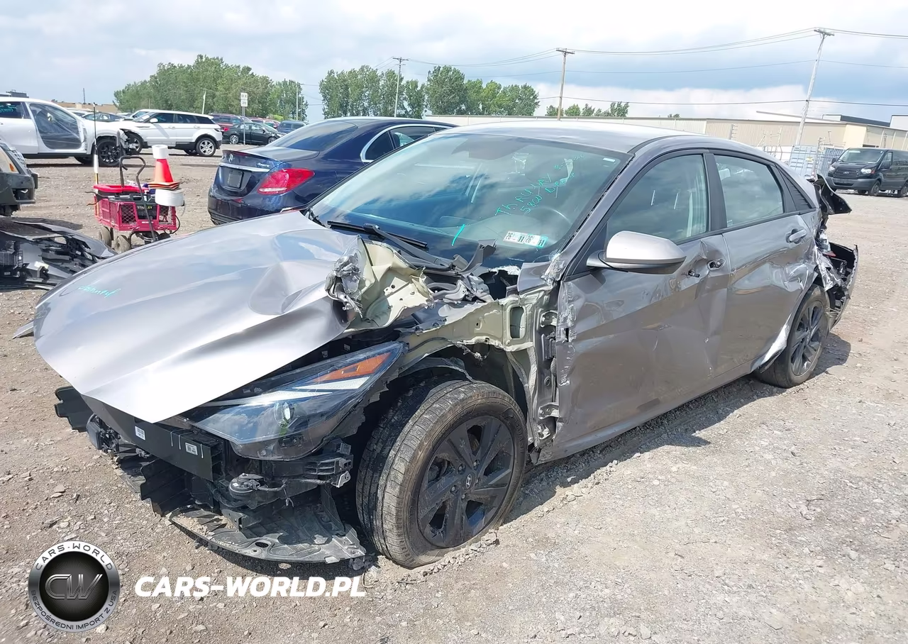 2022 Hyundai Elantra Sel VIN:KMHLS4AG6NU260988 - 2