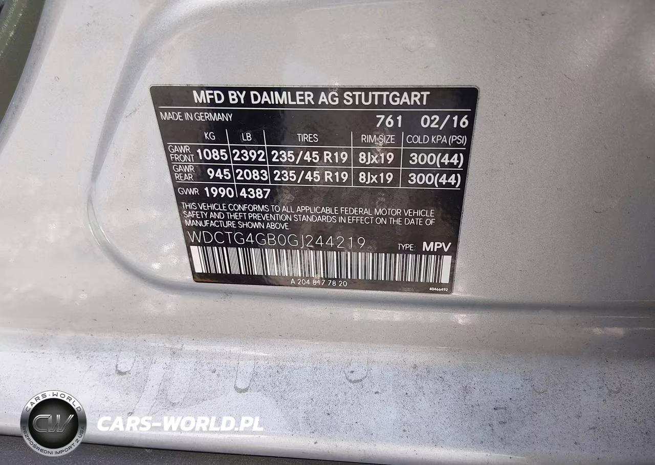 2016 Mercedes-Benz Gla 250 4Matic VIN:WDCTG4GB0GJ244219 - 9