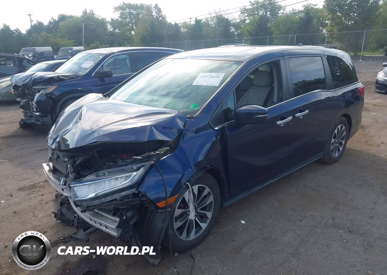 2022 Honda Odyssey Ex-L VIN:5FNRL6H79NB034286 - 2