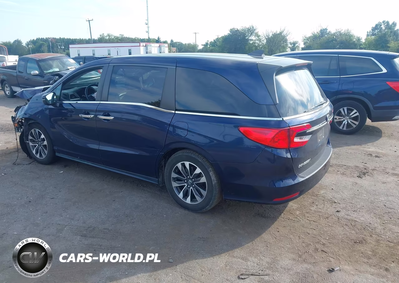 2022 Honda Odyssey Ex-L VIN:5FNRL6H79NB034286 - 3