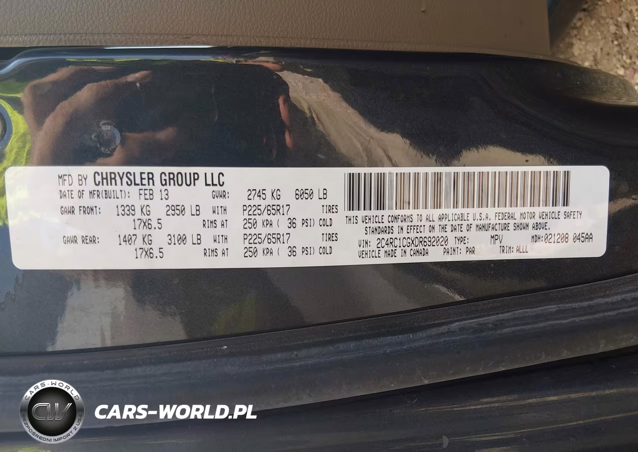 2013 Chrysler Town & Country Touring-L VIN:2C4RC1CGXDR692020 - 9