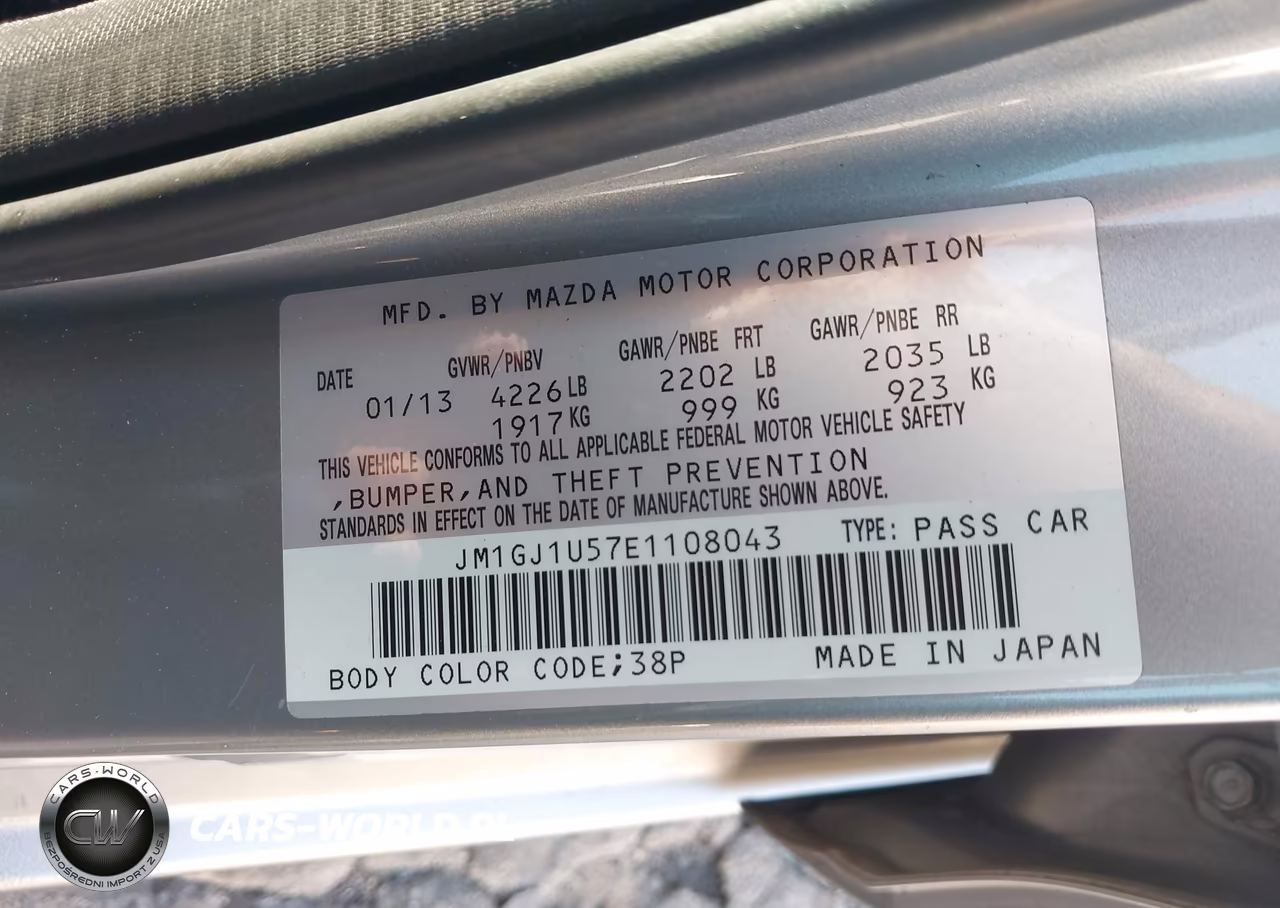 2014 Mazda Mazda6 I Sport VIN:JM1GJ1U57E1108043 - 9