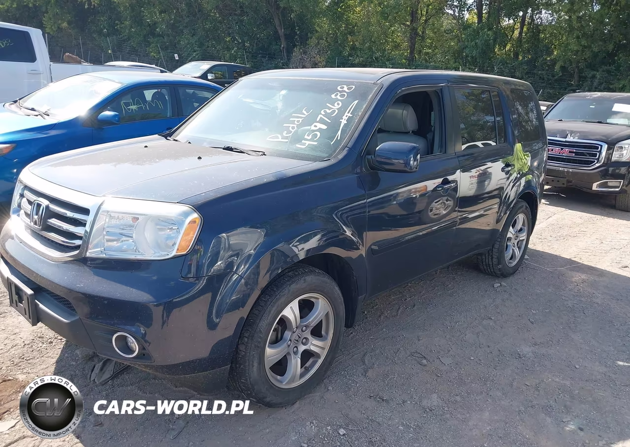 2012 Honda Pilot Ex-L VIN:5FNYF4H67CB010015 - 2