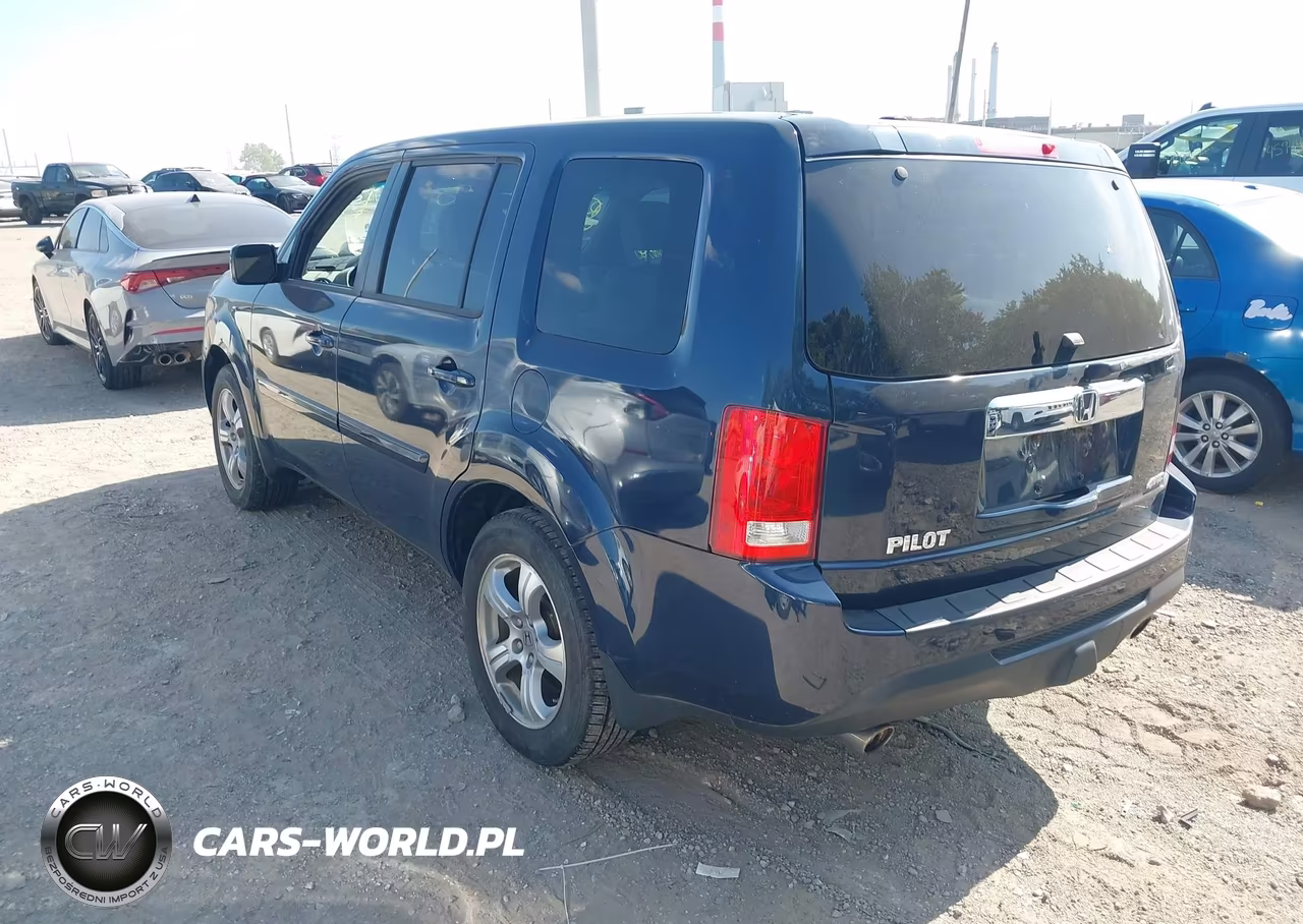 2012 Honda Pilot Ex-L VIN:5FNYF4H67CB010015 - 3
