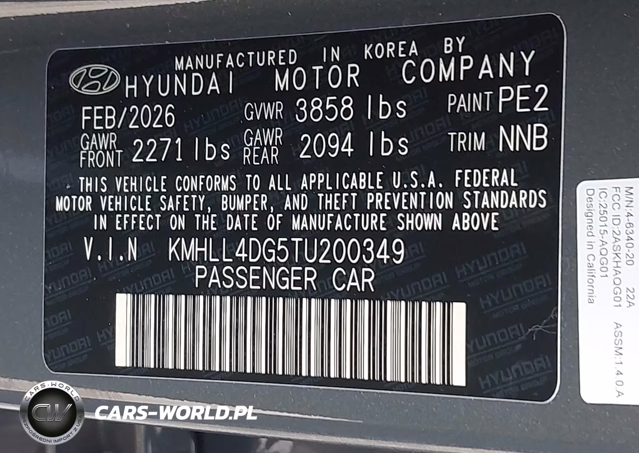 2026 Hyundai Elantra Se VIN:KMHLL4DG5TU200349 - 9